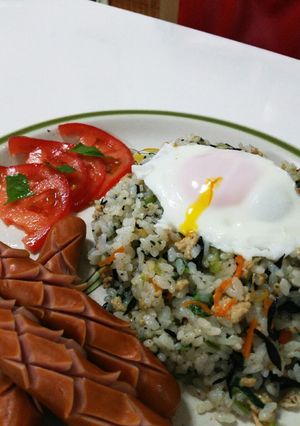 ひじきと青菜の混ぜご飯-レシピのメイン写真