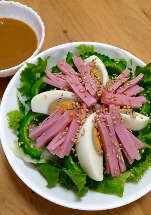 モリモリ食べられる☆ゴーヤサラダ☆-レシピのメイン写真