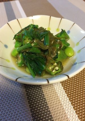 夏のおひたし-レシピのメイン写真