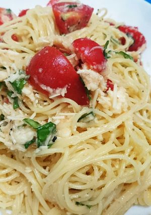 たらことトマトのパスタ-レシピのメイン写真