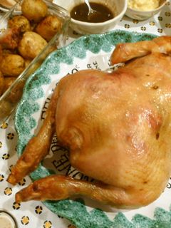 ピラフ入りオーブンで丸鶏のローストチキン-レシピのメイン写真