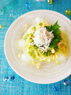 夏**みぞれ胡瓜の冷やしたぬきらーめん-レシピのメイン写真