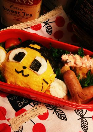 【野球キャラ弁】阪神キー太-レシピのメイン写真
