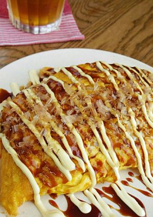 もやしたっぷり♪豚キムチとん平焼き-レシピのメイン写真