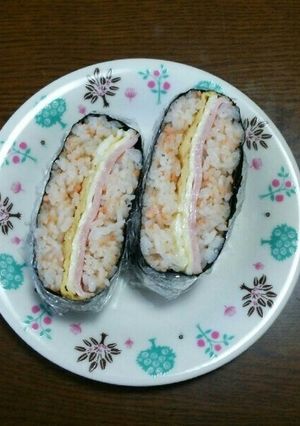 ハムチーズのおにぎらず-レシピのメイン写真