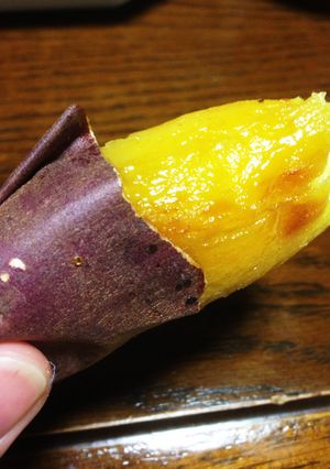 ねっとりほくほく♡待つだけ焼き芋♪-レシピのメイン写真