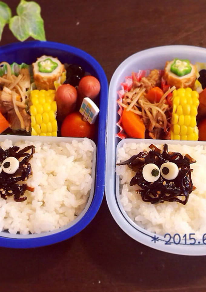 とにかく簡単キャラ弁♡まっくろくろすけ-レシピのメイン写真