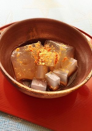 ラム酒入り黒蜜寒天-レシピのメイン写真
