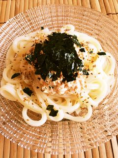 夏はこれ!激旨!簡単!ツナマヨ冷しうどん-レシピのメイン写真