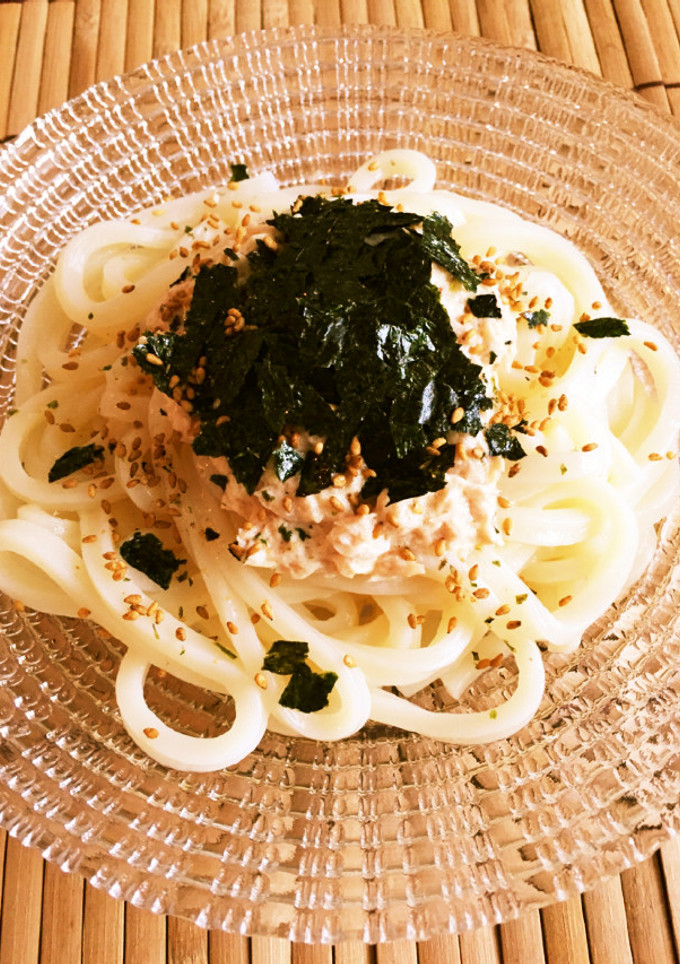 夏はこれ！激旨！簡単！ツナマヨ冷しうどん-レシピのメイン写真