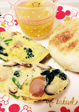 レンジで簡単☆ふわふわオムレツ-レシピのメイン写真
