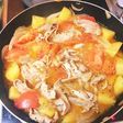 イタリアン風トマトとオリーブ肉じゃが
