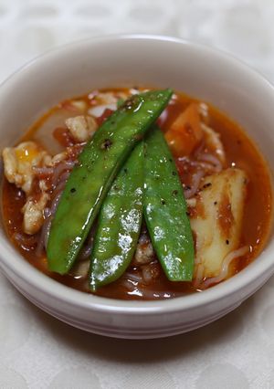 もこみち風「トマト肉じゃが」作ってみた☆-レシピのメイン写真