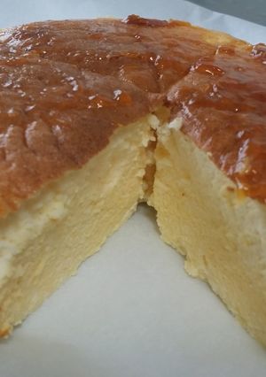 上新粉&牛乳で簡単 スフレチーズケーキ♡-レシピのメイン写真