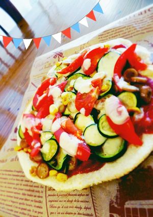 旬野菜で！おからのクリスピーピザ♪-レシピのメイン写真