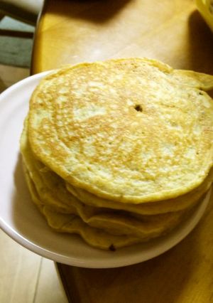 豆腐、人参、リンゴのホットケーキ-レシピのメイン写真