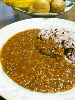 我が家のひき肉カレー-レシピのメイン写真