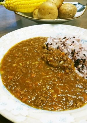 我が家のひき肉カレー-レシピのメイン写真