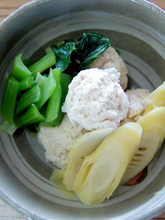 便秘にも!鶏団子とたけのこの煮物-レシピのメイン写真