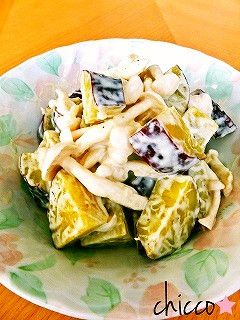 ★さつまいもとブナピーの辛子マヨサラダ★-レシピのメイン写真