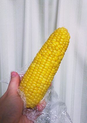 レンジで蒸しとうもろこし♪-レシピのメイン写真