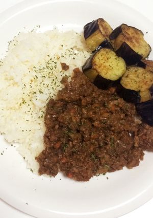 時短時短！茄子のドライカレー-レシピのメイン写真