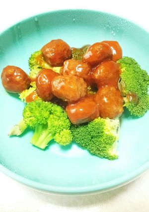 ブロッコリーミートボールサラダ-レシピのメイン写真