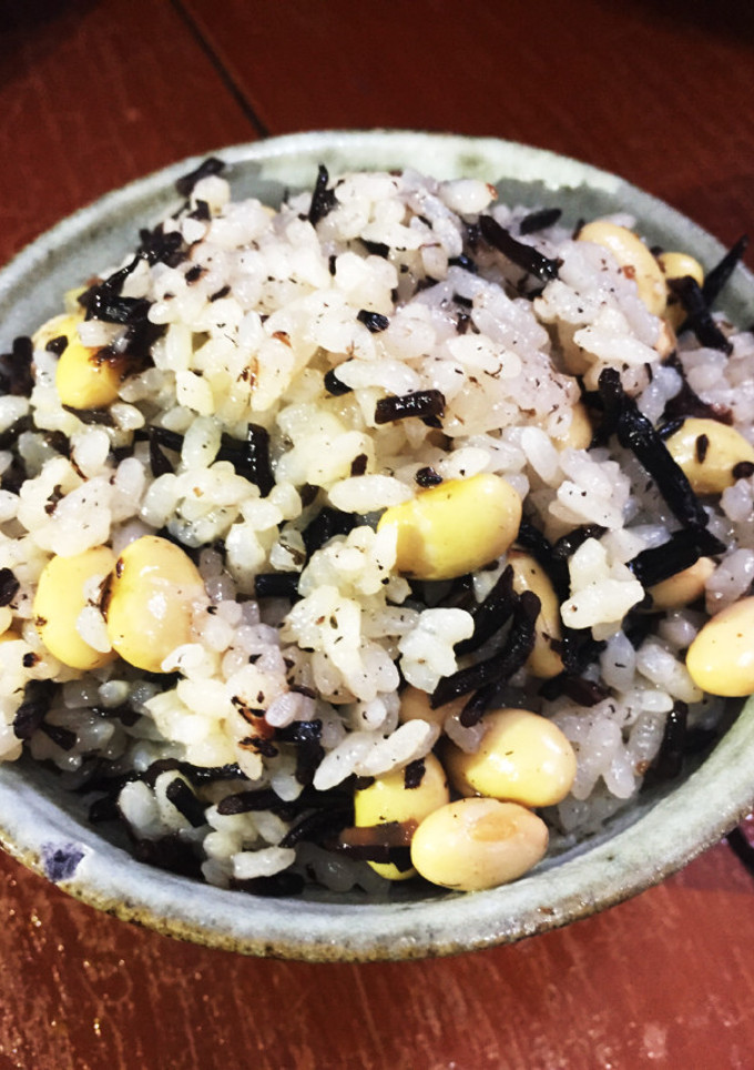 豆とひじきの炊き込み御飯-レシピのメイン写真