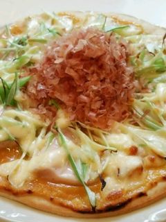 葱と鶏肉の白味噌ピザ-レシピのメイン写真