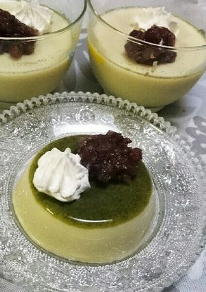 抹茶がないから緑茶プリン-レシピのメイン写真