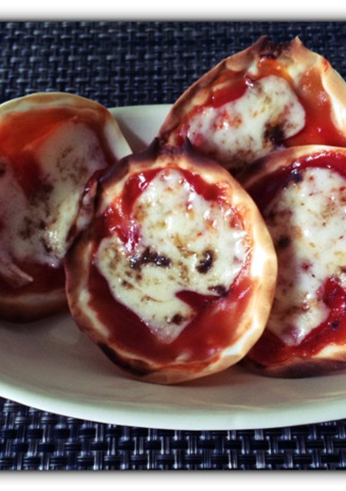残った餃子の皮でピザ風-レシピのメイン写真
