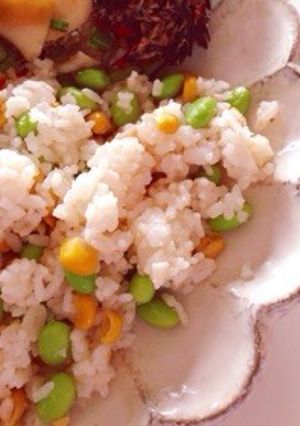 枝豆♪コーン♪たらこ♪バター混ぜご飯-レシピのメイン写真