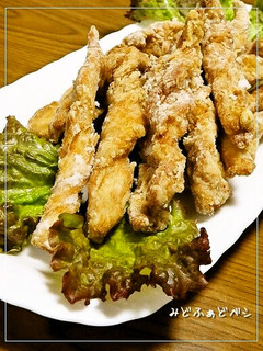 サクッと柔らか✿鶏むね肉のねじり棒唐揚げ-レシピのメイン写真
