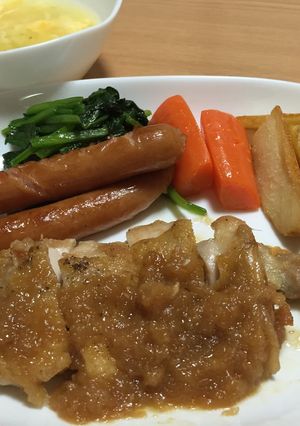 チキンのオニオンバーベキューソース-レシピのメイン写真