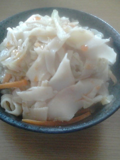 ラー油で簡単!ピリ辛うどん-レシピのメイン写真