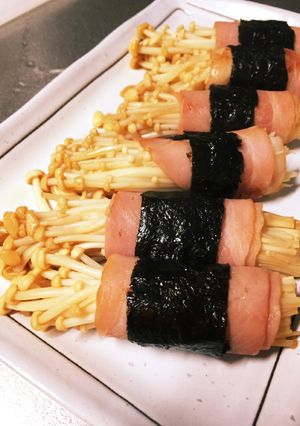 おつまみ・お弁当に☆えのきベーコン巻き-レシピのメイン写真