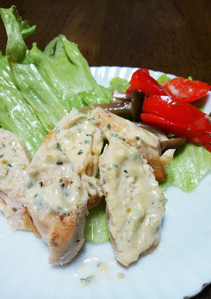 胸肉の柚こしょう和え-レシピのメイン写真
