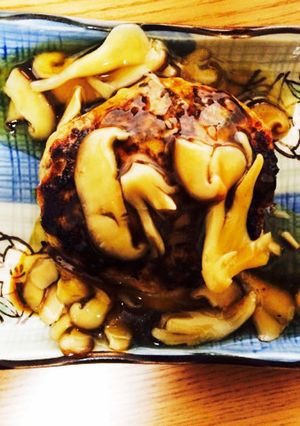 キノコたっぷり♡あんかけハンバーグ-レシピのメイン写真