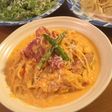 三色 クリームパスタ *オレンジver*