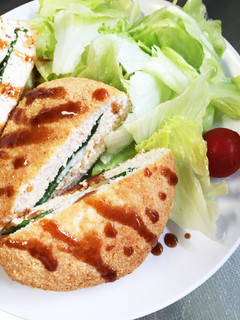 糖質制限★チキンおからチーズはさみ揚げ-レシピのメイン写真