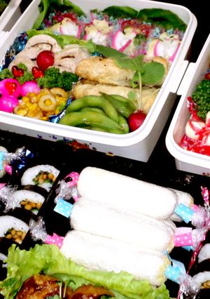 子供喜ぶ！行楽弁当！運動会弁当(^^♪-レシピのメイン写真