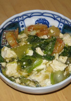 えびとちんげん菜の中華風？-レシピのメイン写真