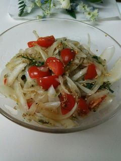 新玉とトマトのサラダ-レシピのメイン写真