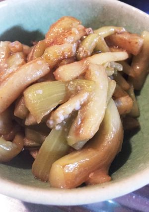 ナスの炒め-レシピのメイン写真