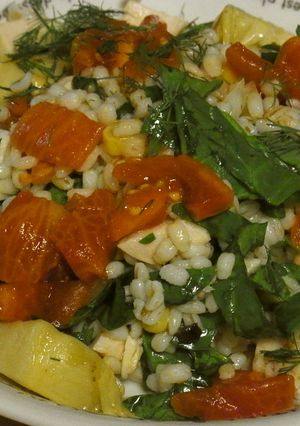 オルツォ（大麦）のサラダ-レシピのメイン写真