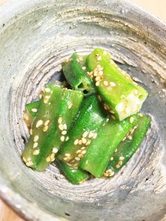 オクラの胡麻和え-レシピのメイン写真