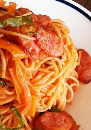 昔ながらのしっとりナポリタン-レシピのメイン写真