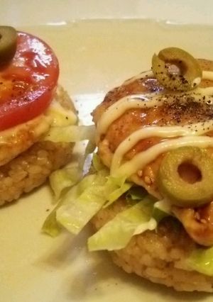 照り焼きライスバーガー-レシピのメイン写真