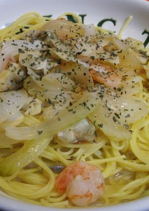 エビとアサリでスープパスタ-レシピのメイン写真