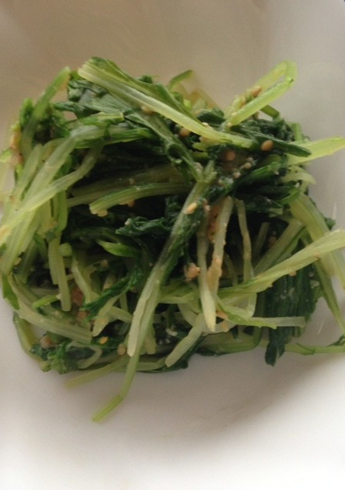 水菜のごまみそ和え-レシピのメイン写真